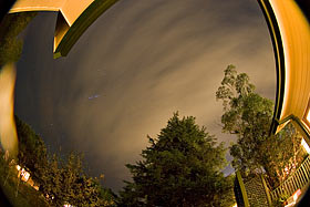 Fisheye sky