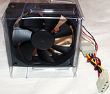 Fan and power connector