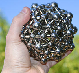 Superball in hand
