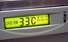 Fan controller display