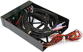 5.25 inch panel with cables