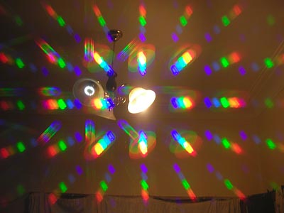 Compact fluorescent diffraction