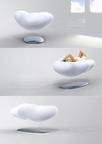 Dumb-ass floating sofa