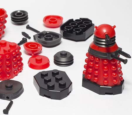 Character Building Lego-compatible Daleks
