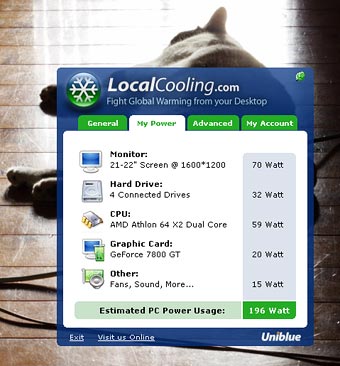 LocalCooling interface