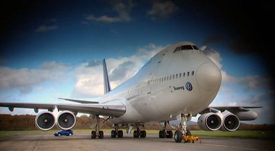 Funny looking 747