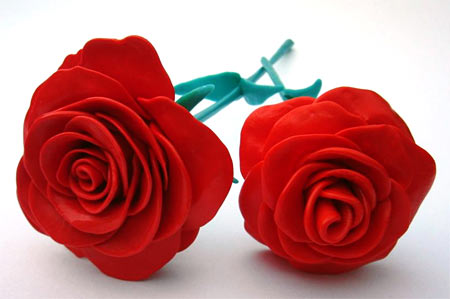 Polycaprolactone roses