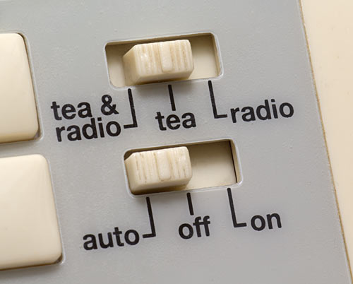 Teasmade controls