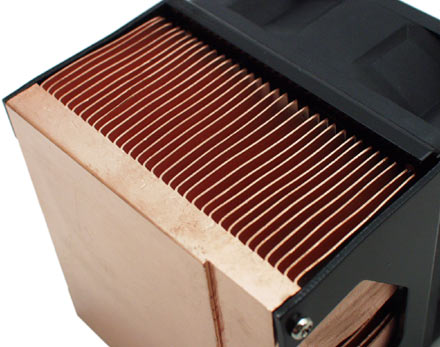 Skived heat sink