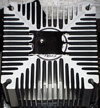 Top of ThemoEngine heat sink