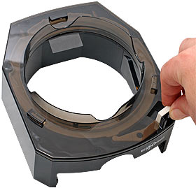 EZ-Disc CD/DVD dispenser mechanism
