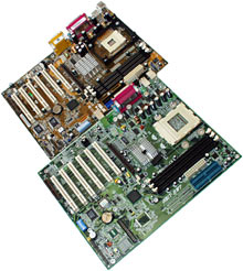 Asus and Abit i845 P4 motherboards