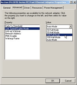 Selecting duplex mode