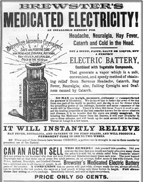 Brewster's Medicated Electricity!