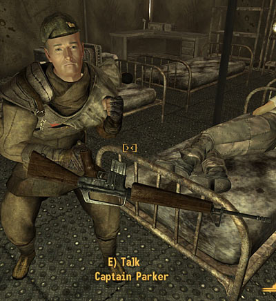 Inverted rifle in Fallout New Vegas