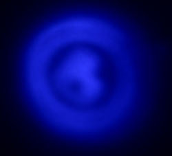 Blue LED beam