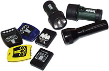 LED flashlights!