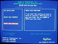 HPT370 BIOS setup
