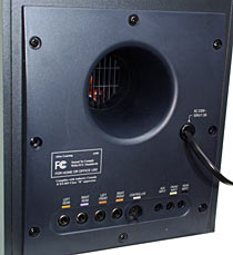 Altec Lansing sub rear