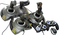 Thrustmaster game controllers!
