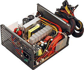 GTR 600w Power supply - inside