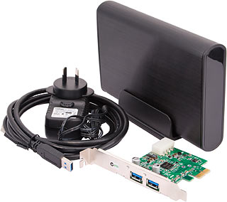 USB 3 enclosure and controller card kit